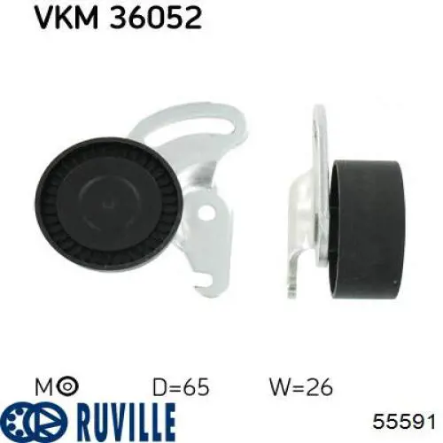 Натяжний ролик Ruville 55591 ціна, від 16.45 USD