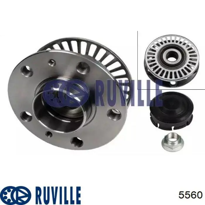 5560 Ruville Маточина задня