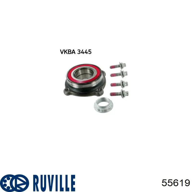 Ролик приводного ременя, паразитний 55619 Ruville