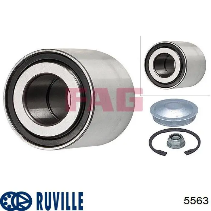 Підшипник задньої ступиці 5563 Ruville
