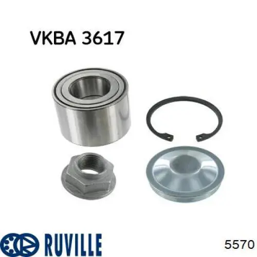 Купити 5570 Ruville Диск заднього гальма