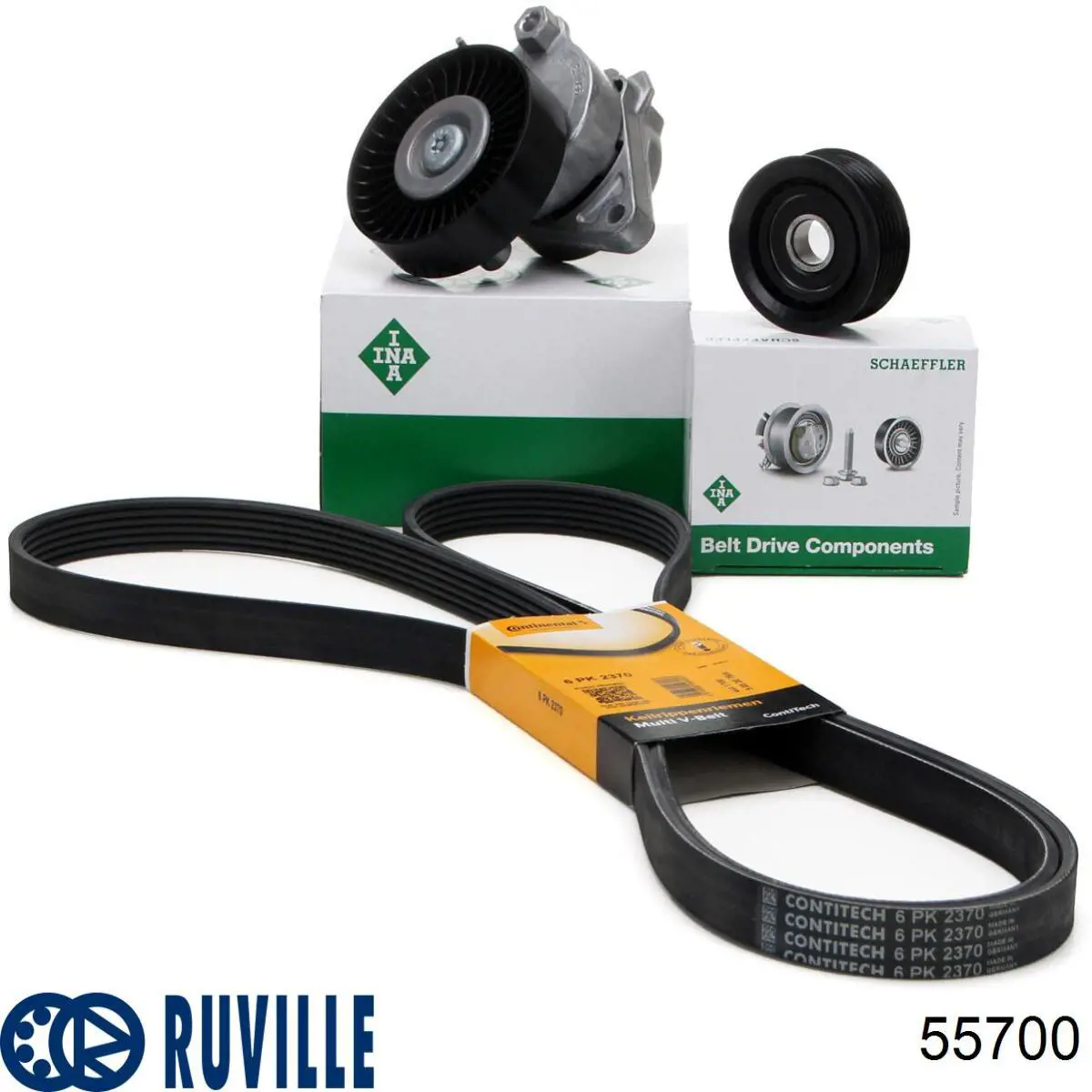 Ролик приводного ременя, паразитний Ruville 55700 ціна, від 7.60 USD