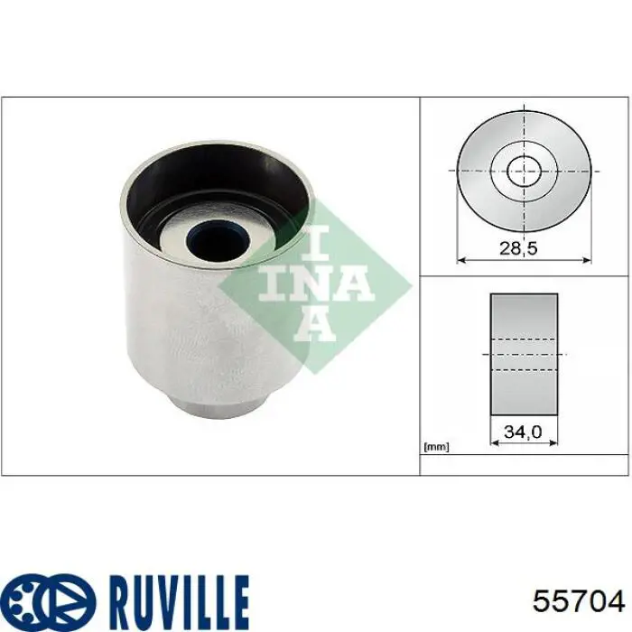 55704 Ruville Паразитний провідний ролик