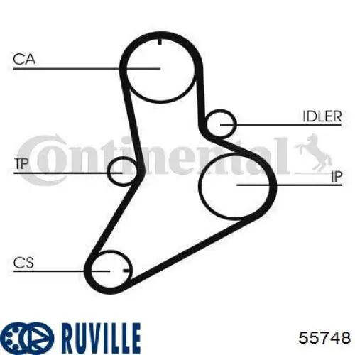55748 Ruville Паразитний провідний ролик