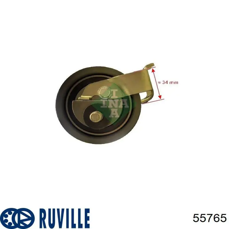 Ролик натяжителя ременя газорозподілу Ruville 55765 ціна, від 39.41 USD