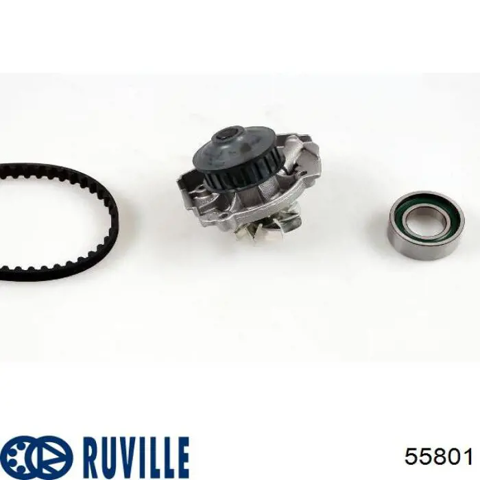 Ролик натяжителя ременя газорозподілу Ruville 55801 ціна, від 7.59 USD