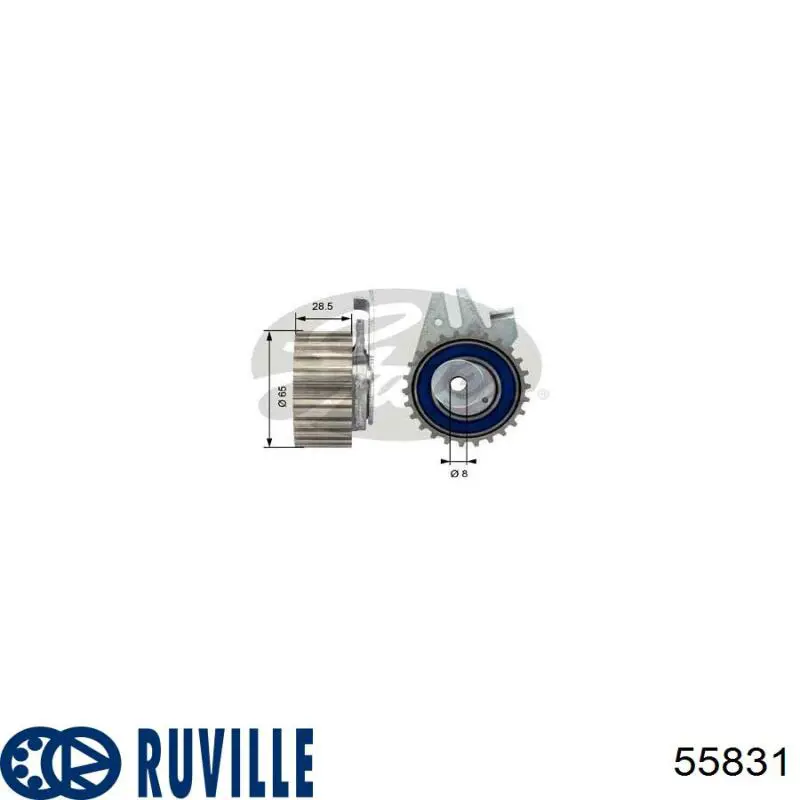 55831 Ruville Ролик натягувач
