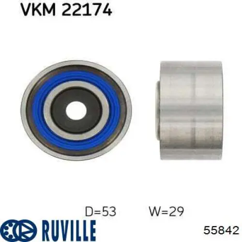 Купити CM6201 Trialli Ролик паразитний ГРМ