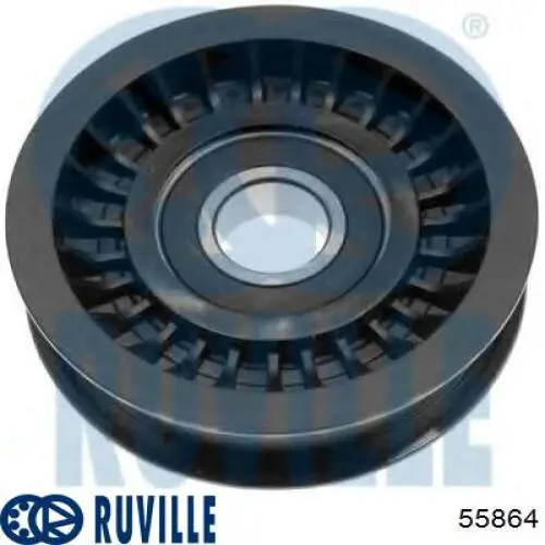Ролик приводного ременя, паразитний Ruville 55864 ціна, від 5.50 USD
