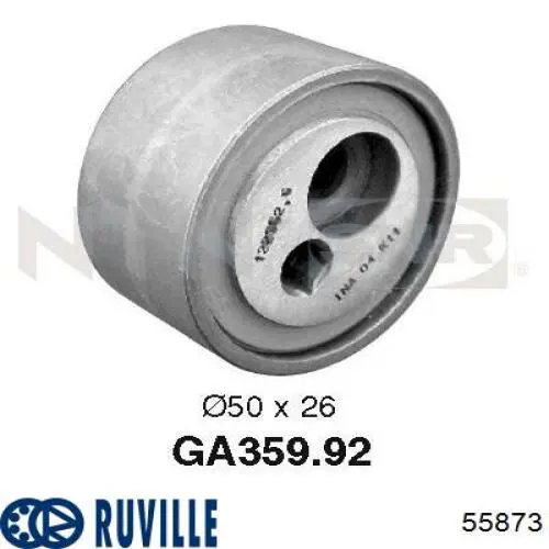 Натяжний ролик 55873 Ruville