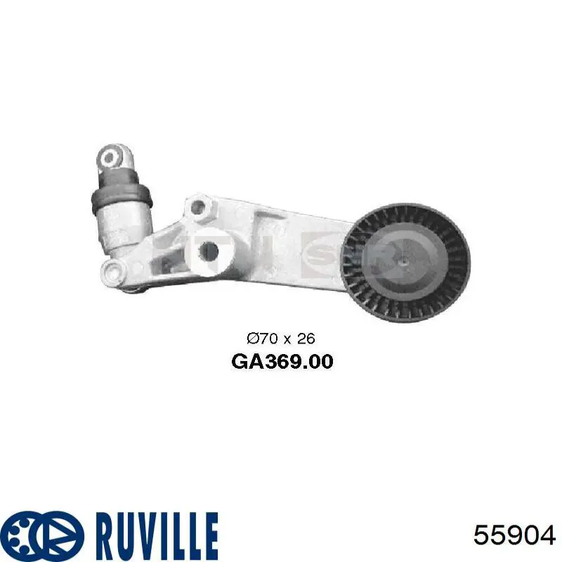 Купити 55904 Ruville Натяжний ролик