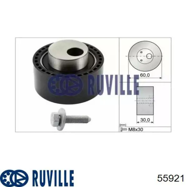 55921 Ruville Ролик натягувач