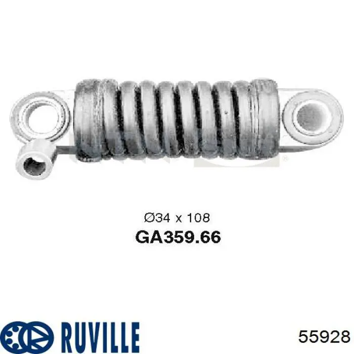 55928 Ruville Натяжна планка поліклинового ременя