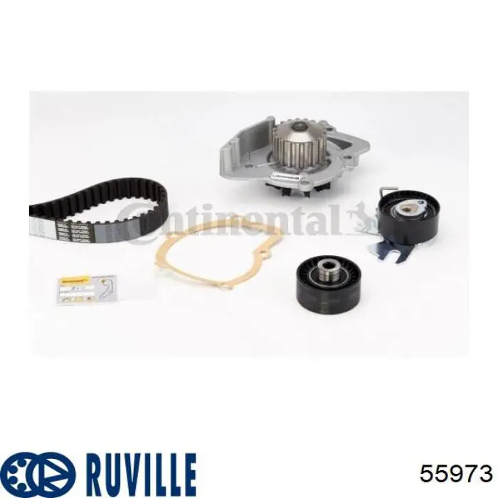 Ролик натяжителя ременя газорозподілу Ruville 55973 ціна, від 17.02 USD