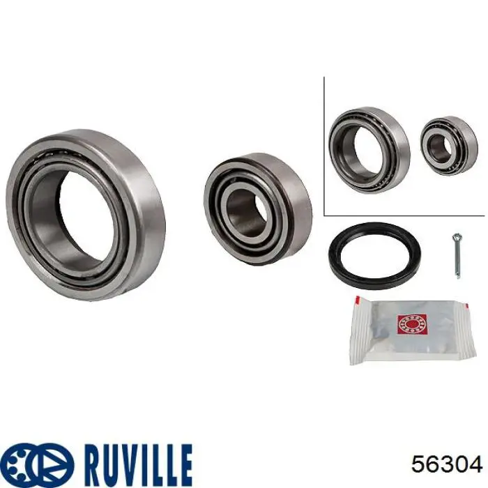 Ролик приводного ременя, паразитний Ruville 56304 ціна, від 25.81 USD