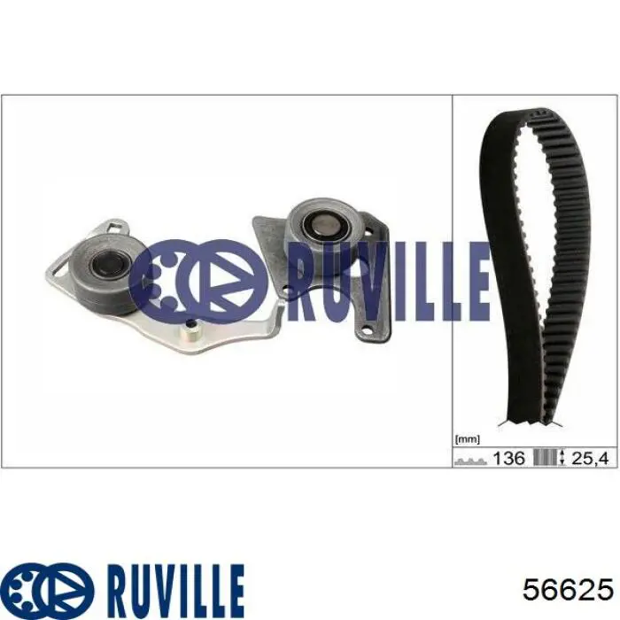 56625 Ruville Паразитний провідний ролик