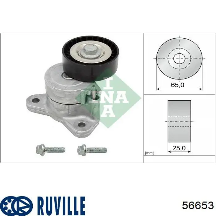 56653 Ruville натягувач приводного ременя