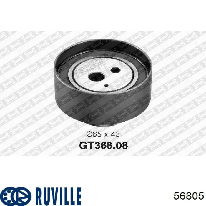 Ролик натяжителя ременя газорозподілу Ruville 56805 ціна, від 17.05 USD