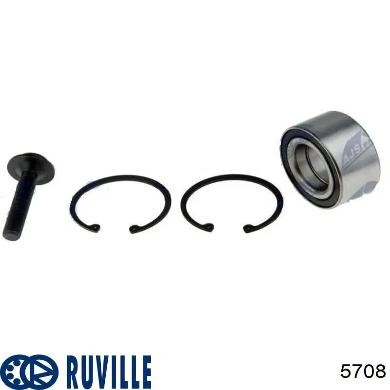 Комплект підшипник маточини передньої Ruville 5708 ціна, від 18.39 USD