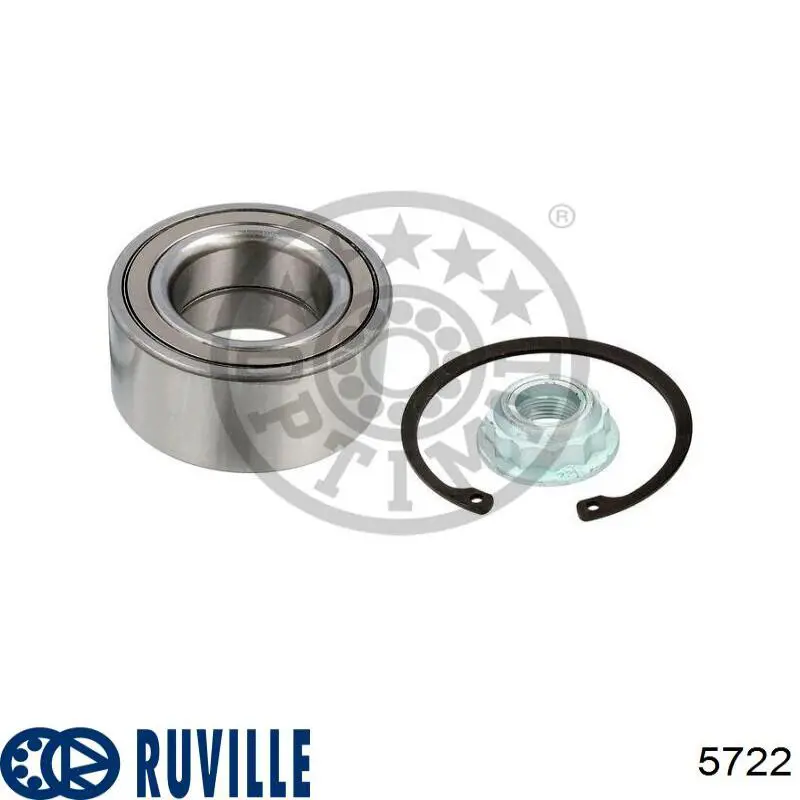 5722 Ruville Підшипник маточини передньої