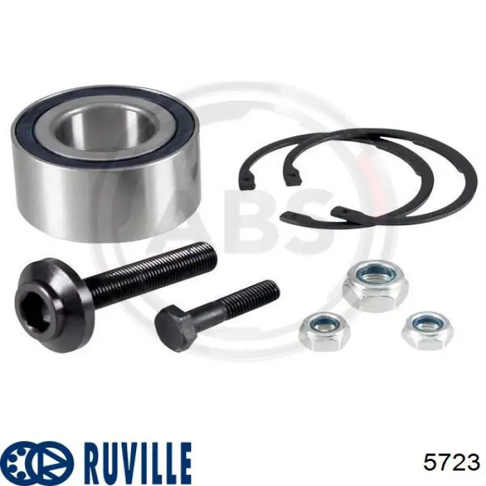 Комплект підшипник маточини передньої Ruville 5723 ціна, від 19.02 USD