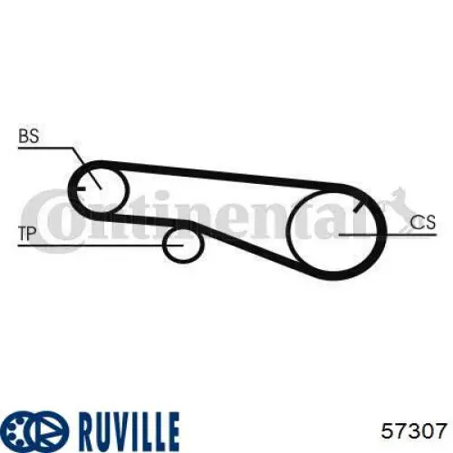Натягувач ременя балансировочного вала 57307 Ruville