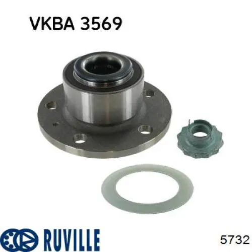 Маточина колеса передня Ruville 5732 ціна, від 40.14 USD