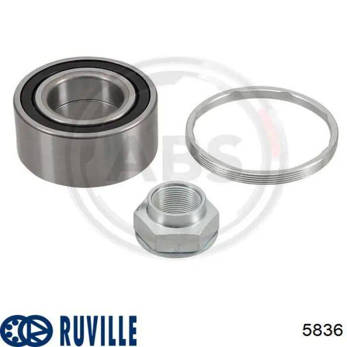 5836 Ruville Підшипник маточини передньої
