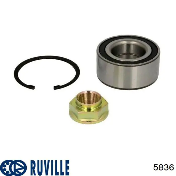 Комплект підшипник маточини передньої Ruville 5836 ціна, від 19.85 USD