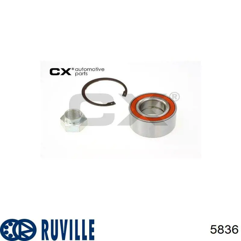 Підшипник маточини Ruville 5836