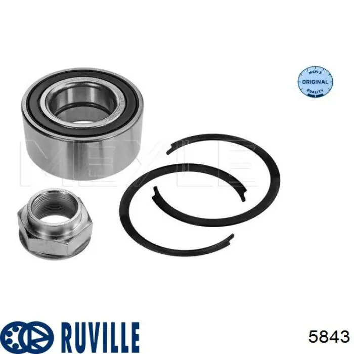 5843 Ruville Підшипник маточини передньої