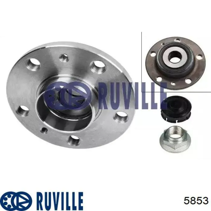 Задня маточина 5853 Ruville