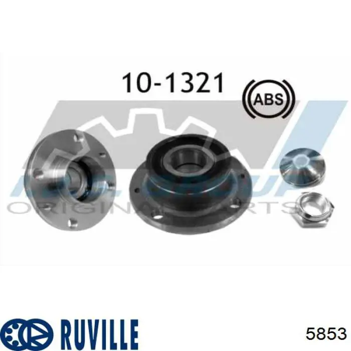 5853 Ruville Маточина задня
