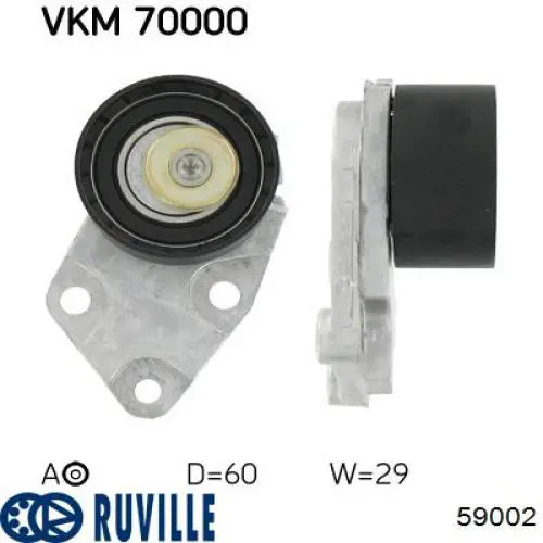 59002 Ruville Ролик натягувач