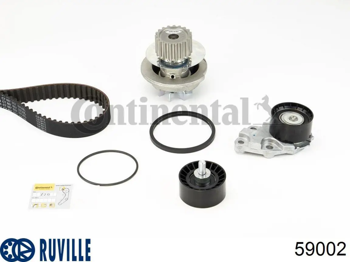 Ролик натягувача ременя ГРМ 59002 Ruville