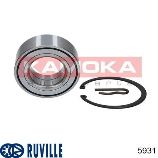 Комплект підшипник маточини передньої Ruville 5931 ціна, від 19.19 USD