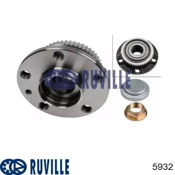 Купити 5932 Ruville Підшипник ступиці колеса
