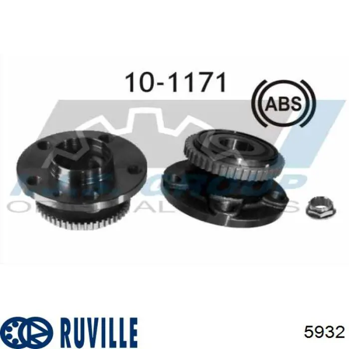 Задня маточина 5932 Ruville