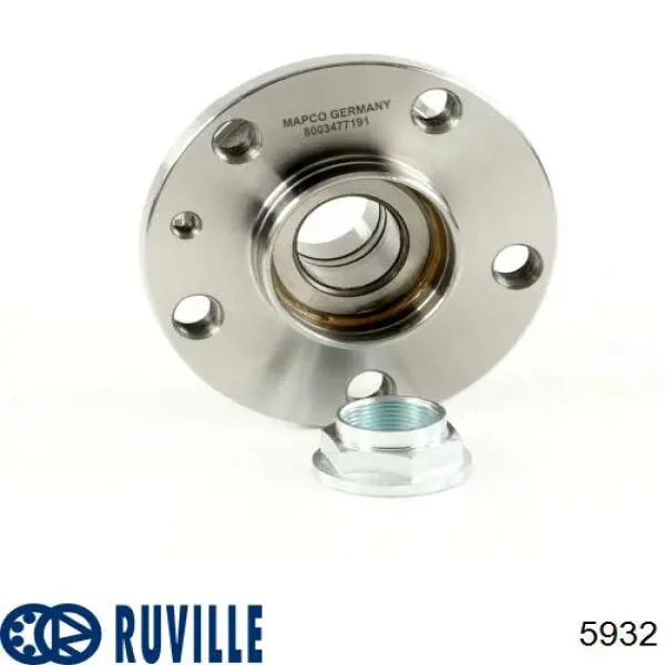 5932 Ruville Маточина задня