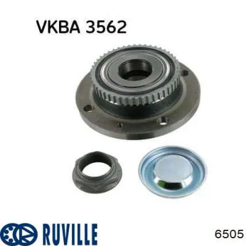 Підшипник задньої ступиці 6505 Ruville