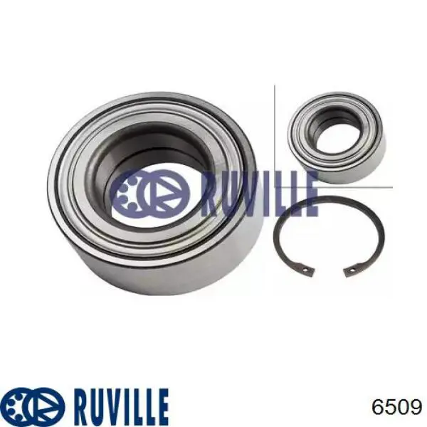 Купити 6509 Ruville Підшипник задньої ступиці
