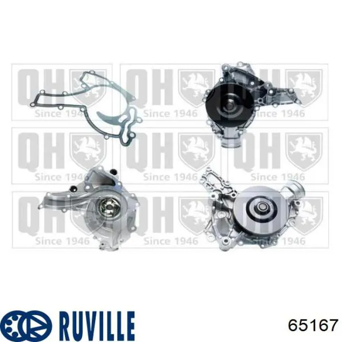 Помпа охолодження Ruville 65167 ціна, від 60.76 USD