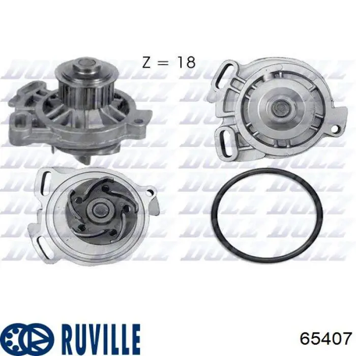 65407 Ruville Насос охолодження