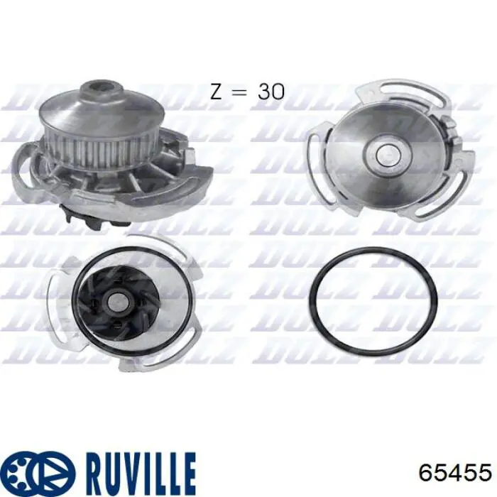 65455 Ruville Насос охолодження