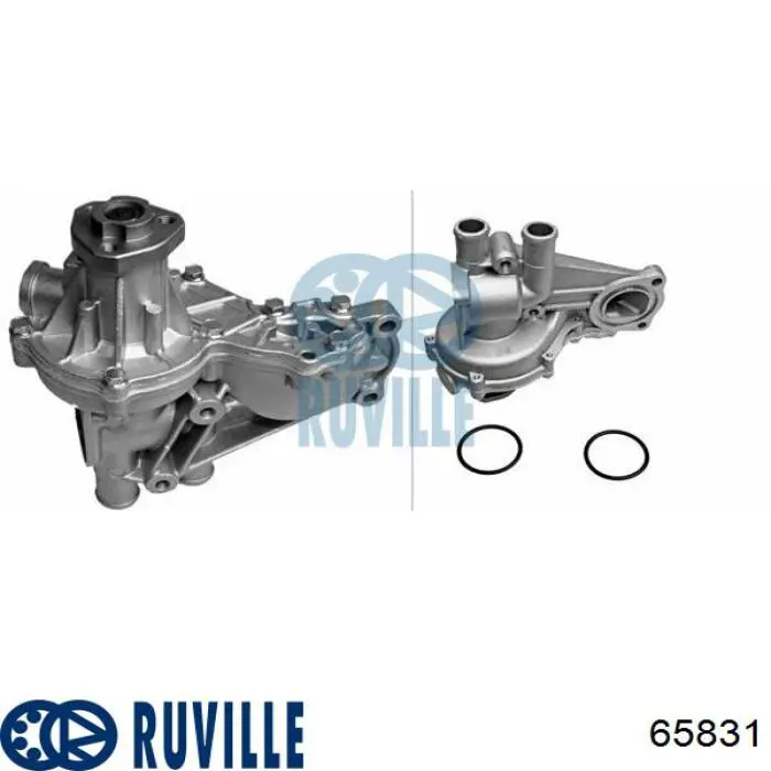 Помпа охолодження Ruville 65831 ціна, від 28.17 USD