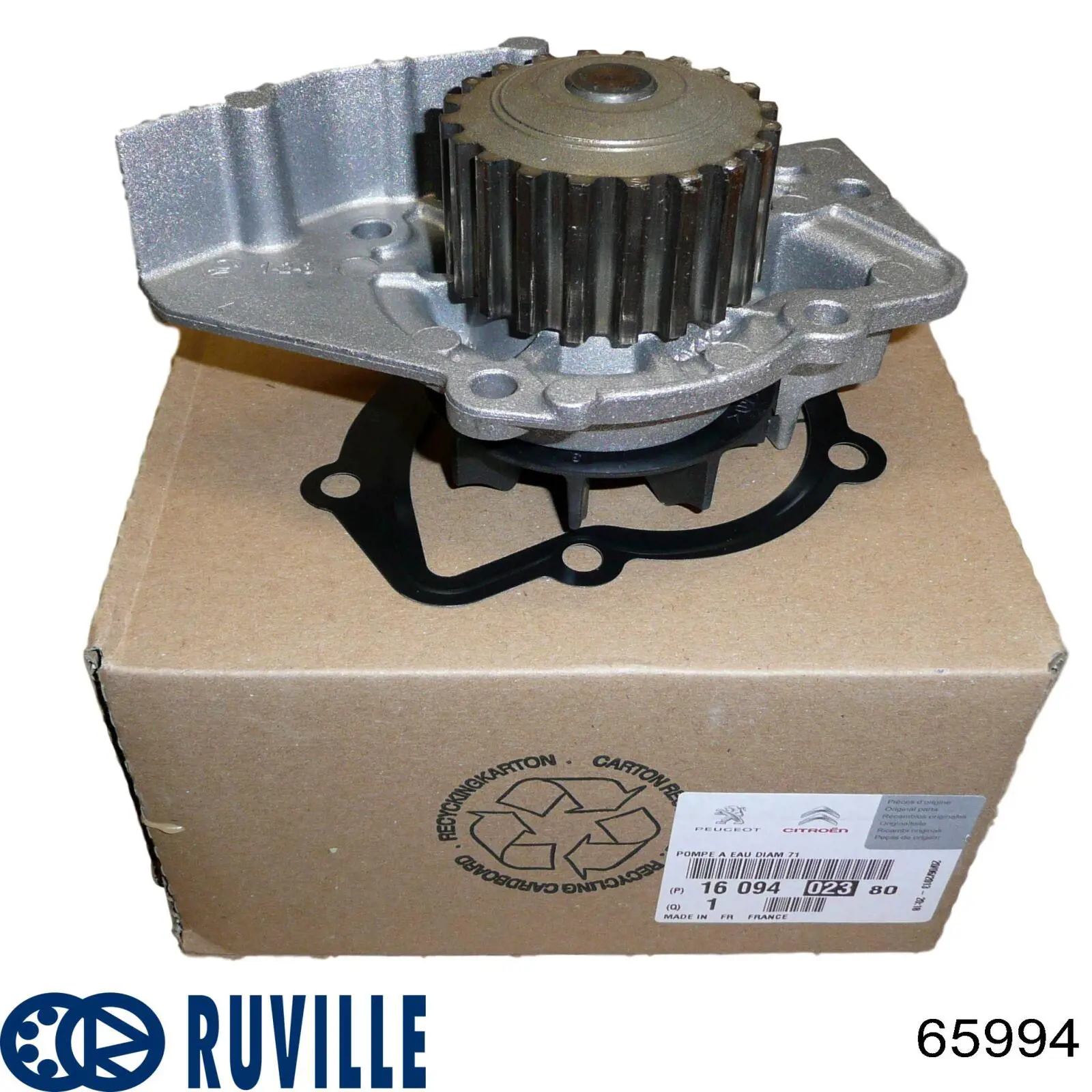 Помпа охолодження Ruville 65994 ціна, від 25.27 USD