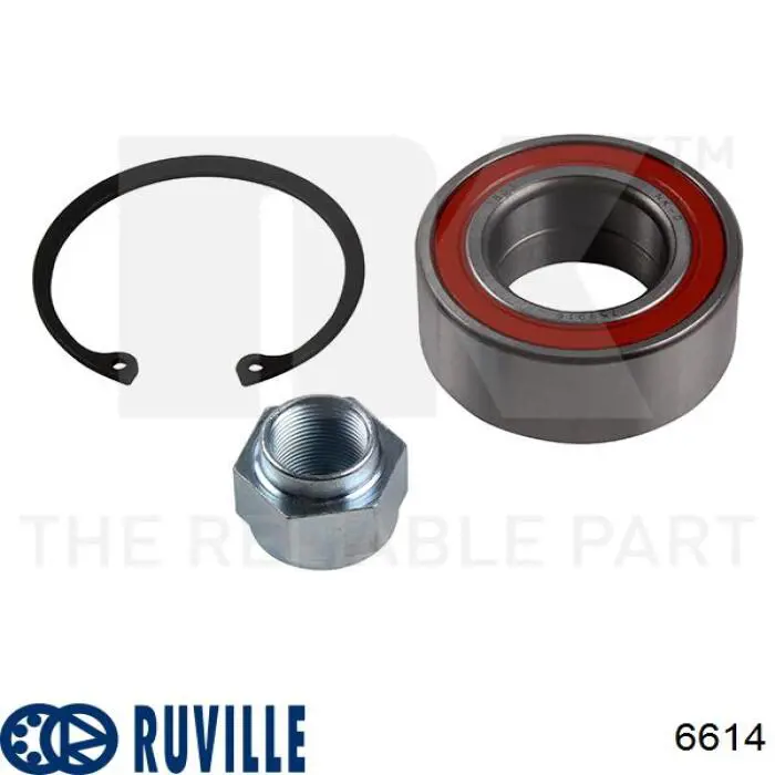 6614 Ruville Підшипник маточини передньої