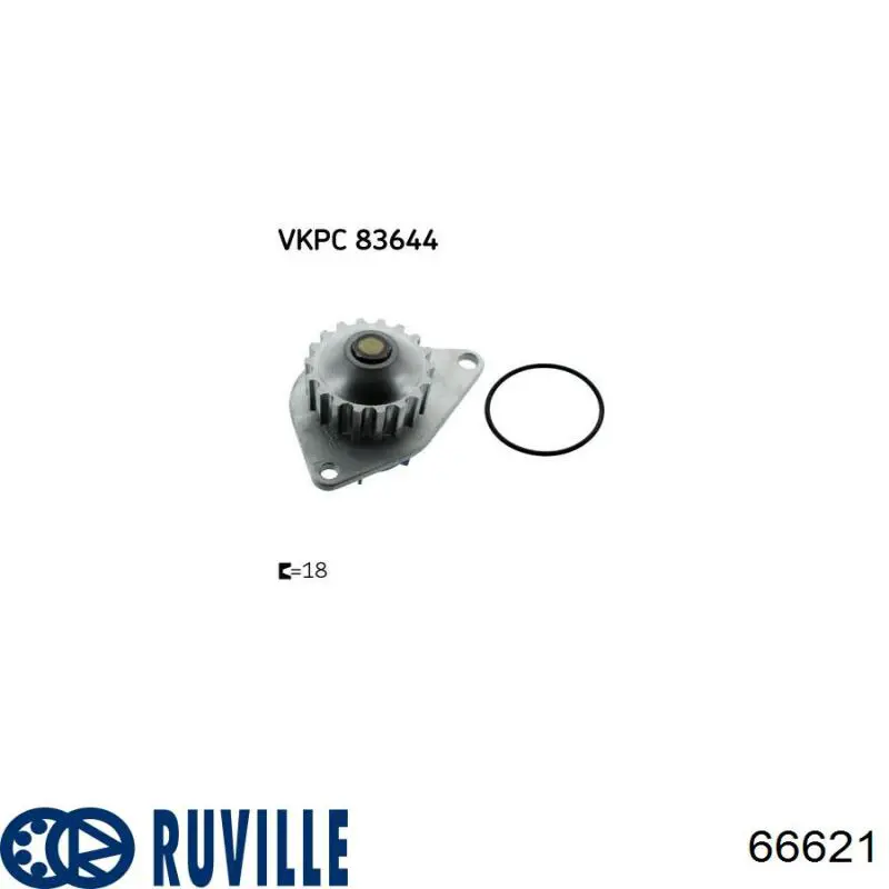 Водяний насос Ruville 66621