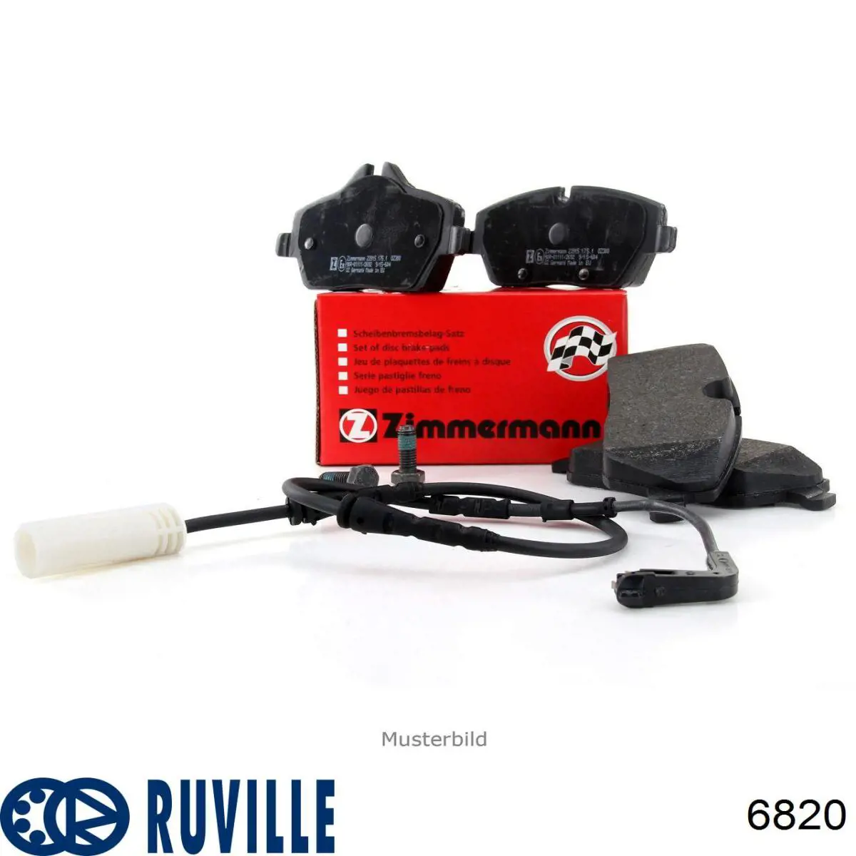 6820 Ruville Підшипник ступиці задньої