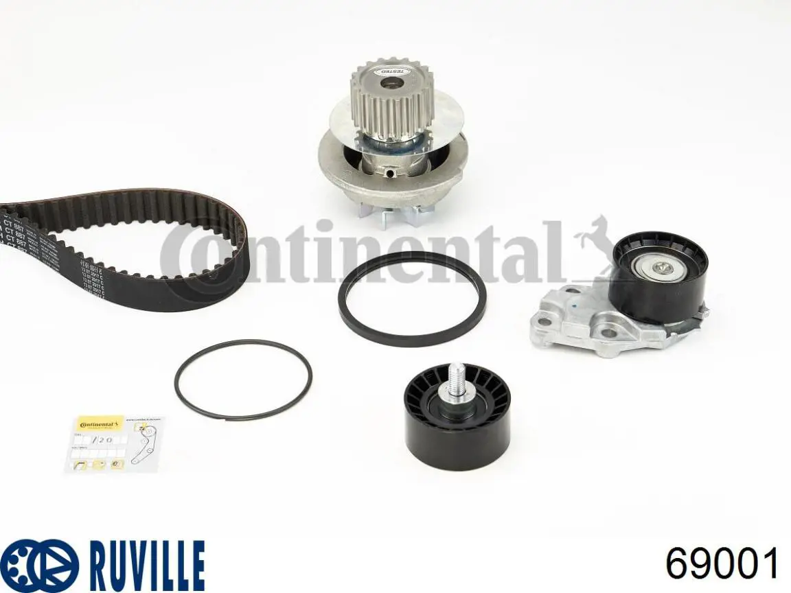 69001 Ruville Насос охолодження